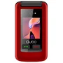 Qubo x-247rdc Teléfono móvil 4G para personas mayores Rojo